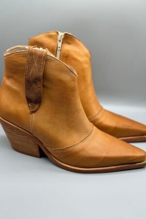 Botín tejano de cuero