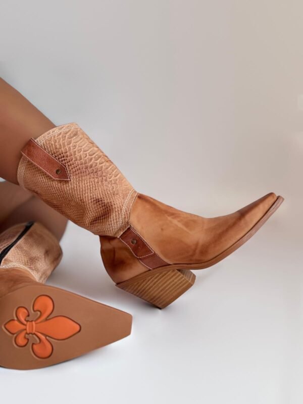 Botas tejanas de caña media-alta