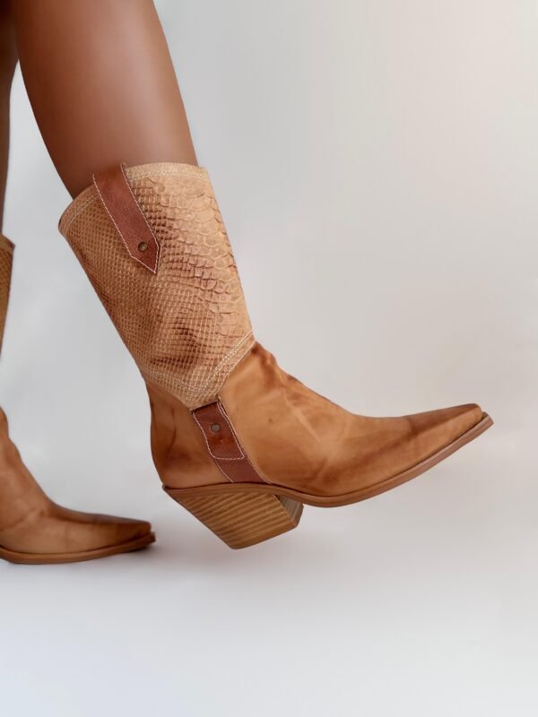 Botas tejanas de caña media-alta - Imagen 2